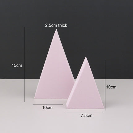 Geometric Cube Solid Color Photography Photo Background Table Shooting Foam Props, 7cm Round Ball + 5cm Round Ball, 7 x 7 x 6cm Cuboid, Cube Embedded Combo Kits, Cuboid Door Combo Kits