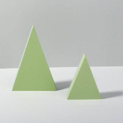 Geometric Cube Solid Color Photography Photo Background Table Shooting Foam Props, Round Combo Kits, 18 x 2cm Hexagon, 2 x Triangles Combo Kits, 7cm Round Ball + 5cm Round Ball
