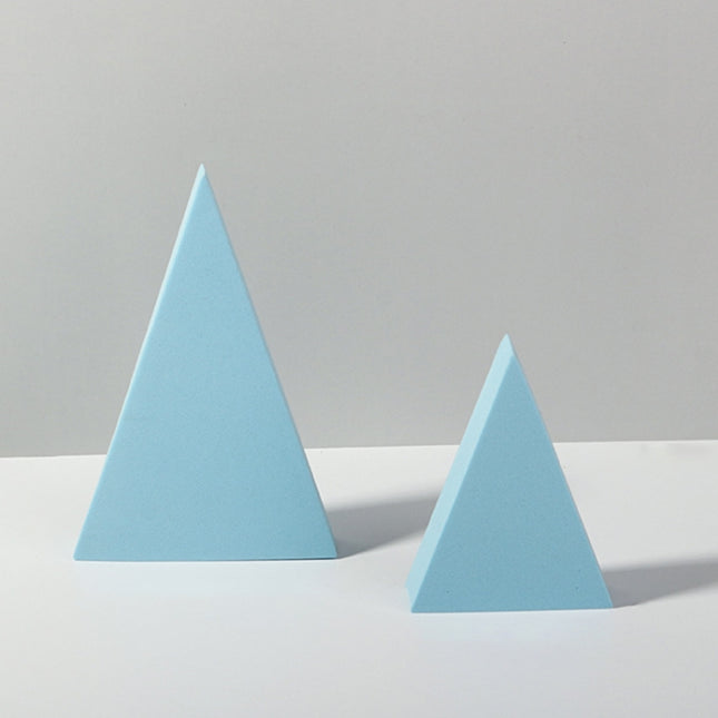 Geometric Cube Solid Color Photography Photo Background Table Shooting Foam Props, 2 x Triangles Combo Kits, 18 x 2cm Hexagon, 7 x 7 x 6cm Cuboid, Cube Embedded Combo Kits