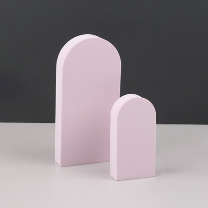 Geometric Cube Solid Color Photography Photo Background Table Shooting Foam Props, 7 x 7 x 6cm Cuboid, Cube Embedded Combo Kits, 2 x Door Combo Kits, Cuboid Door Combo Kits