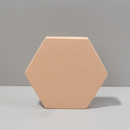 Geometric Cube Solid Color Photography Photo Background Table Shooting Foam Props, Round Combo Kits, 18 x 2cm Hexagon, 2 x Triangles Combo Kits, 7cm Round Ball + 5cm Round Ball