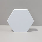 18 x 2cm Hexagon / White