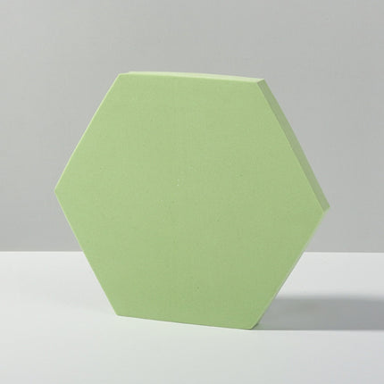 Geometric Cube Solid Color Photography Photo Background Table Shooting Foam Props, Round Combo Kits, 18 x 2cm Hexagon, 2 x Triangles Combo Kits, 7cm Round Ball + 5cm Round Ball