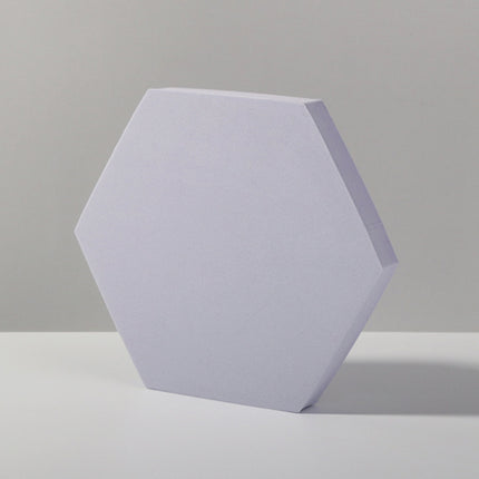 Geometric Cube Solid Color Photography Photo Background Table Shooting Foam Props, Round Combo Kits, 18 x 2cm Hexagon, 2 x Triangles Combo Kits, 7cm Round Ball + 5cm Round Ball