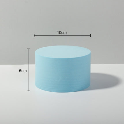 Geometric Cube Solid Color Photography Photo Background Table Shooting Foam Props, 10 x 6cm Cylinder, 7.6 x 6cm Cylinder, Ladder Combo Kits, Cuboid Doo