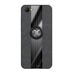 XINLI Stitching Cloth Textue Shockproof TPU Protective Case with Ring Holder