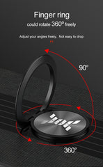 XINLI Stitching Cloth Textue Shockproof TPU Protective Case with Ring Holder