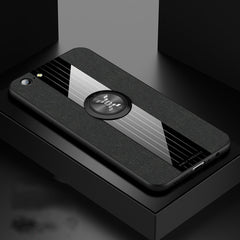 XINLI Stitching Cloth Textue Shockproof TPU Protective Case with Ring Holder