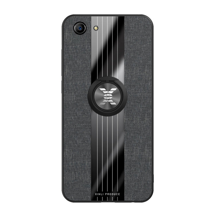 XINLI Stitching Cloth Textue Shockproof TPU Protective Case with Ring Holder, For OPPO A83, For OPPO R9 Plus, For OPPO R9S, For OPPO R9S Plus, For OPPO R11