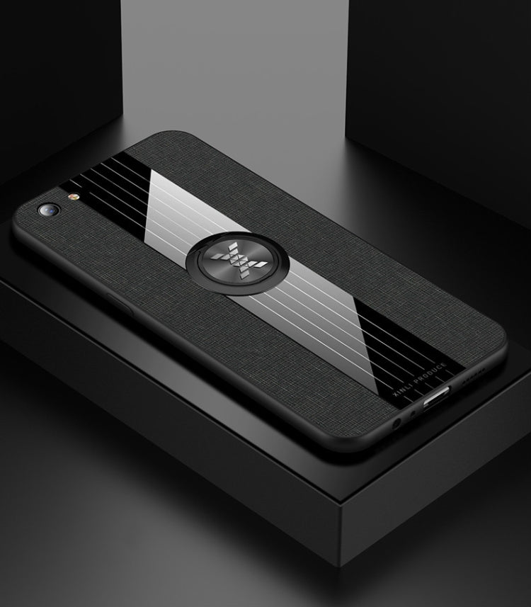 XINLI Stitching Cloth Textue Shockproof TPU Protective Case with Ring Holder, For OPPO A83, For OPPO R9 Plus, For OPPO R9S, For OPPO R9S Plus, For OPPO R11