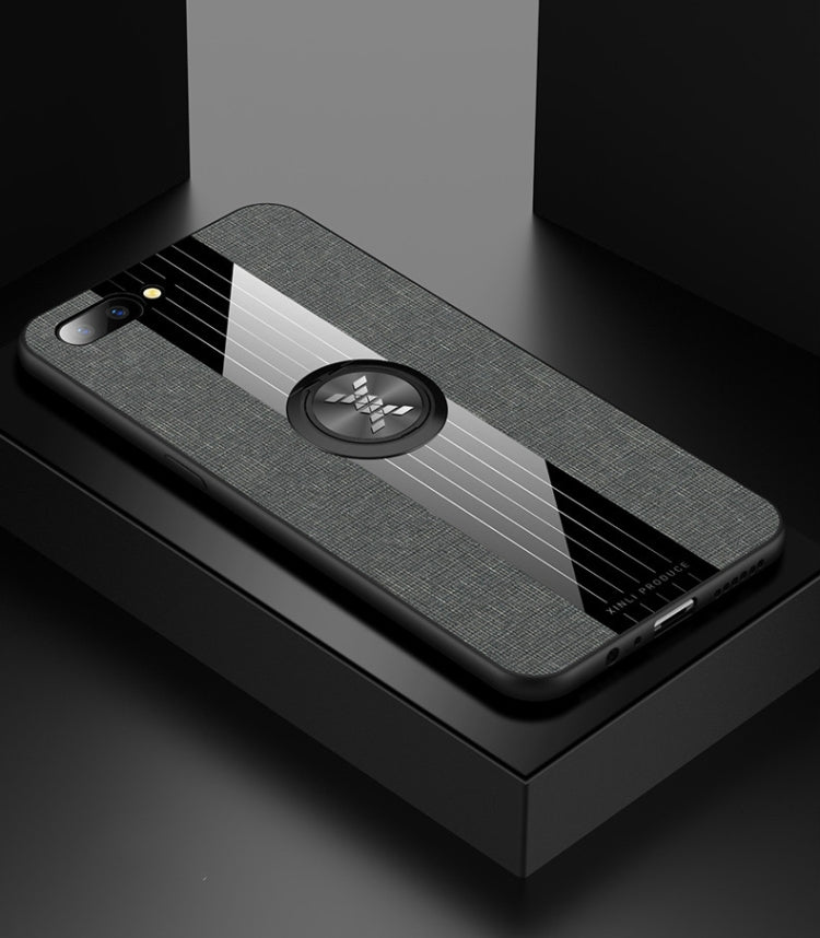 XINLI Stitching Cloth Textue Shockproof TPU Protective Case with Ring Holder, For OPPO A83, For OPPO R9 Plus, For OPPO R9S, For OPPO R9S Plus, For OPPO R11