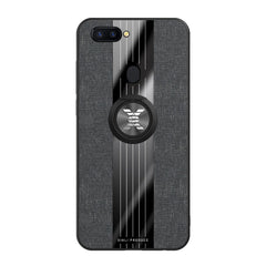 XINLI Stitching Cloth Textue Shockproof TPU Protective Case with Ring Holder