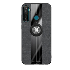 XINLI Stitching Cloth Textue Shockproof TPU Protective Case with Ring Holder