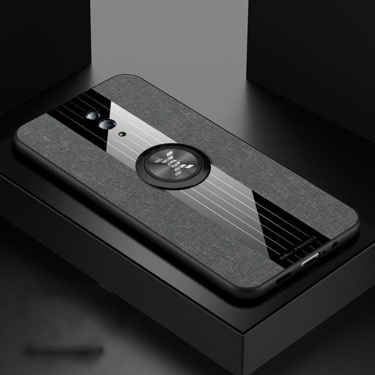 XINLI Stitching Cloth Textue Shockproof TPU Protective Case with Ring Holder, For OPPO Reno, For OPPO Reno 2, For OPPO Reno Z