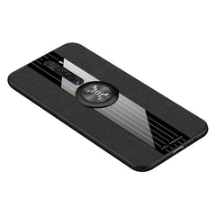 XINLI Stitching Cloth Textue Shockproof TPU Protective Case with Ring Holder
