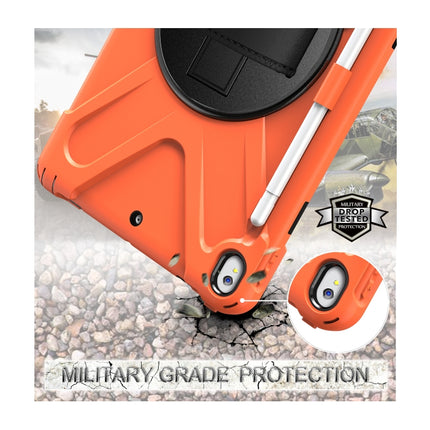 Stoßfeste, farbenfrohe Schutzhülle aus Silikon + PC mit Halterung, Schultergurt, Handschlaufe und Stiftschlitz, für iPad Pro 10.5