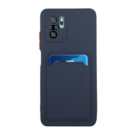 Card Slot Design Shockproof TPU Protective Case, For Xiaomi Redmi Note 10, For Xiaomi Redmi Note 10 5G