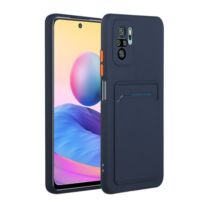 Card Slot Design Shockproof TPU Protective Case, For Xiaomi Redmi Note 10, For Xiaomi Redmi Note 10 5G