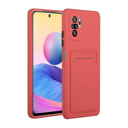 Card Slot Design Shockproof TPU Protective Case, For Xiaomi Redmi Note 10, For Xiaomi Redmi Note 10 5G