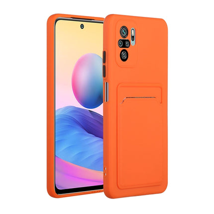 Card Slot Design Shockproof TPU Protective Case, For Xiaomi Redmi Note 10 Pro