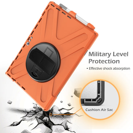 Shockproof Colorful Silicone + PC Protective Case with Holder & Hand Strap & Pen Slot