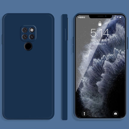 Solid Color Imitation Liquid Silicone Straight Edge Dropproof Full Coverage Protective Case, For Huawei Mate 20, For Huawei Mate 20 Pro