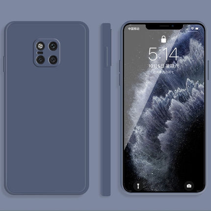 Solid Color Imitation Liquid Silicone Straight Edge Dropproof Full Coverage Protective Case, For Huawei Mate 20, For Huawei Mate 20 Pro
