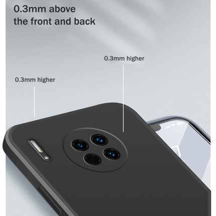 Solid Color Imitation Liquid Silicone Straight Edge Dropproof Full Coverage Protective Case, For Huawei Mate 30, For Huawei Mate 30 Pro