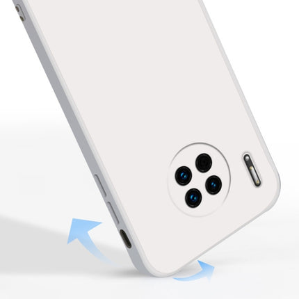 Solid Color Imitation Liquid Silicone Straight Edge Dropproof Full Coverage Protective Case, For Huawei Mate 30, For Huawei Mate 30 Pro