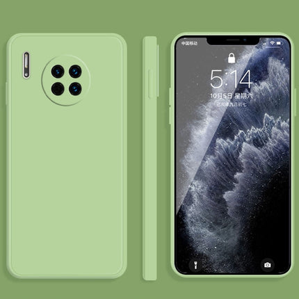 Solid Color Imitation Liquid Silicone Straight Edge Dropproof Full Coverage Protective Case, For Huawei Mate 30, For Huawei Mate 30 Pro