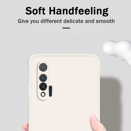 Solid Color Imitation Liquid Silicone Straight Edge Dropproof Full Coverage Protective Case, For Huawei nova 6 4G, For Huawei nova 6 5G