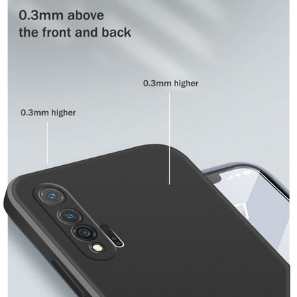 Solid Color Imitation Liquid Silicone Straight Edge Dropproof Full Coverage Protective Case, For Huawei nova 6 4G, For Huawei nova 6 5G