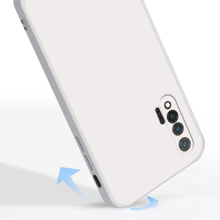 Solid Color Imitation Liquid Silicone Straight Edge Dropproof Full Coverage Protective Case, For Huawei nova 6 4G, For Huawei nova 6 5G