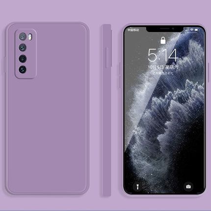 Solid Color Imitation Liquid Silicone Straight Edge Dropproof Full Coverage Protective Case, For Huawei nova 6 SE / 7i, For Huawei nova 7 5G