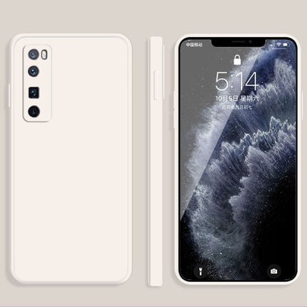 Solid Color Imitation Liquid Silicone Straight Edge Dropproof Full Coverage Protective Case, For Huawei nova 7 Pro 5G, For Huawei nova 7 SE