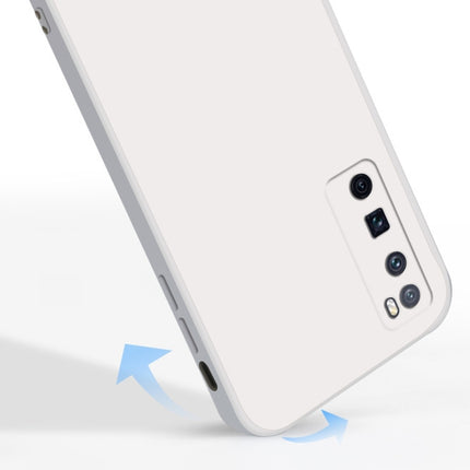 Solid Color Imitation Liquid Silicone Straight Edge Dropproof Full Coverage Protective Case, For Huawei nova 7 Pro 5G, For Huawei nova 7 SE