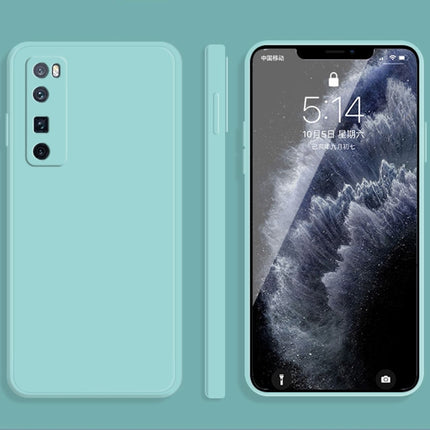 Solid Color Imitation Liquid Silicone Straight Edge Dropproof Full Coverage Protective Case, For Huawei nova 7 Pro 5G, For Huawei nova 7 SE