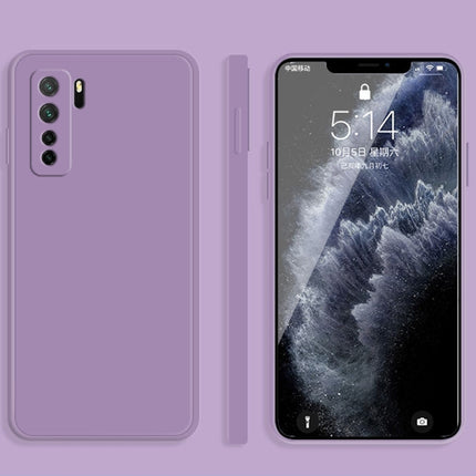 Solid Color Imitation Liquid Silicone Straight Edge Dropproof Full Coverage Protective Case, For Huawei nova 7 Pro 5G, For Huawei nova 7 SE