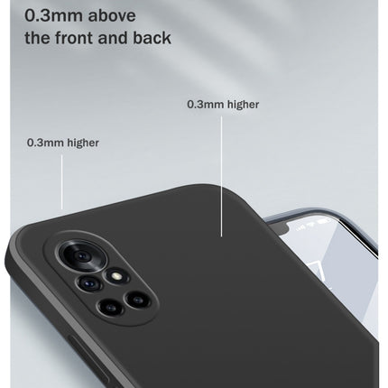 Solid Color Imitation Liquid Silicone Straight Edge Dropproof Full Coverage Protective Case, For Huawei nova 8 5G, For Huawei nova 8 Pro 5G