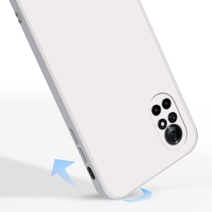 Solid Color Imitation Liquid Silicone Straight Edge Dropproof Full Coverage Protective Case, For Huawei nova 8 5G, For Huawei nova 8 Pro 5G