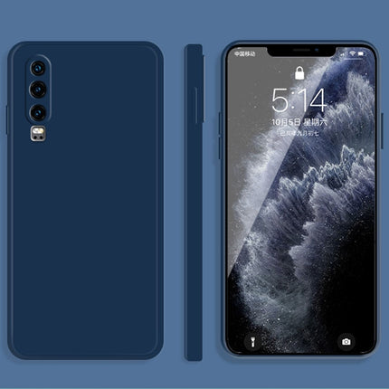 Solid Color Imitation Liquid Silicone Straight Edge Dropproof Full Coverage Protective Case, For Huawei nova 8 SE, For Huawei P30