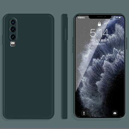 Solid Color Imitation Liquid Silicone Straight Edge Dropproof Full Coverage Protective Case, For Huawei nova 8 SE, For Huawei P30