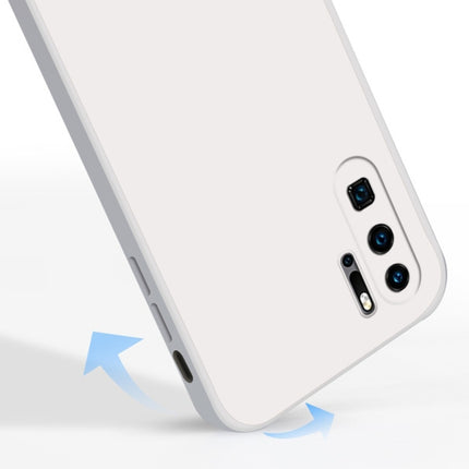 Solid Color Imitation Liquid Silicone Straight Edge Dropproof Full Coverage Protective Case, For Huawei P30 Pro, For Huawei P40