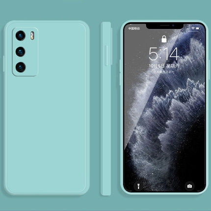 Solid Color Imitation Liquid Silicone Straight Edge Dropproof Full Coverage Protective Case, For Huawei P30 Pro, For Huawei P40