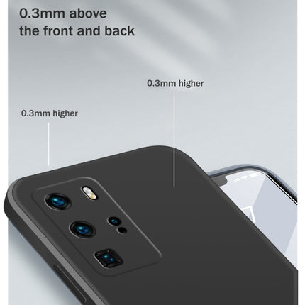 Solid Color Imitation Liquid Silicone Straight Edge Dropproof Full Coverage Protective Case, For Huawei P40 Pro, For Huawei nova 5i