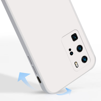 Solid Color Imitation Liquid Silicone Straight Edge Dropproof Full Coverage Protective Case, For Huawei P40 Pro, For Huawei nova 5i