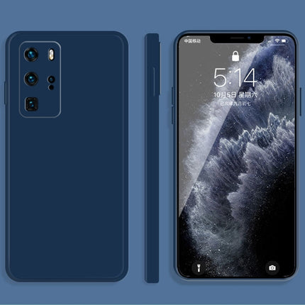 Solid Color Imitation Liquid Silicone Straight Edge Dropproof Full Coverage Protective Case, For Huawei P40 Pro, For Huawei nova 5i