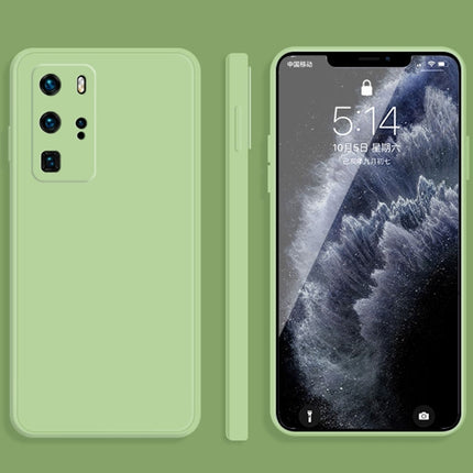 Solid Color Imitation Liquid Silicone Straight Edge Dropproof Full Coverage Protective Case, For Huawei P40 Pro, For Huawei nova 5i