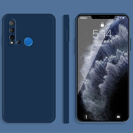 Solid Color Imitation Liquid Silicone Straight Edge Dropproof Full Coverage Protective Case, For Huawei P40 Pro, For Huawei nova 5i