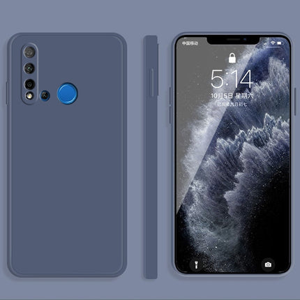 Solid Color Imitation Liquid Silicone Straight Edge Dropproof Full Coverage Protective Case, For Huawei P40 Pro, For Huawei nova 5i